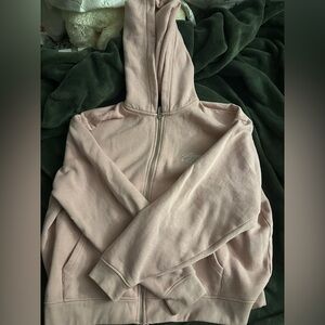 Pink Zip-Up Hoodie